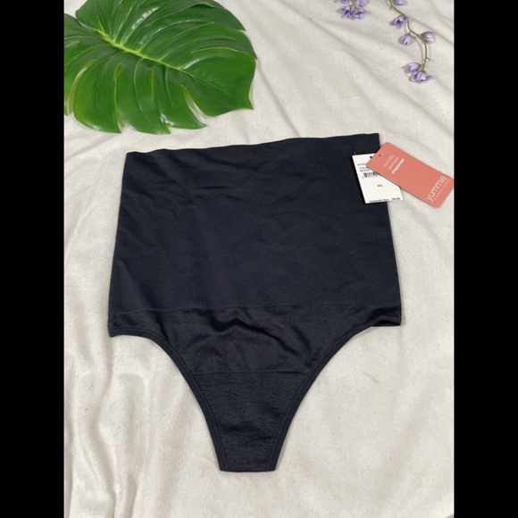 NWT $34 Yummie Shapewear Seamless High Waist‎ Thong in Black [SZ M/L ] #L913 - Picture 4 of 12